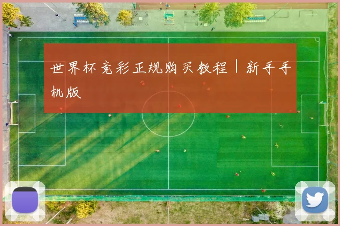世界杯竞彩正规购买教程｜新手手机版
